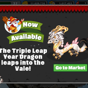 Triple Leap Year Dragon Dragonvale Wiki Fandom
