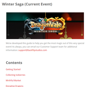 Winter Saga Dragonvale Wiki Fandom