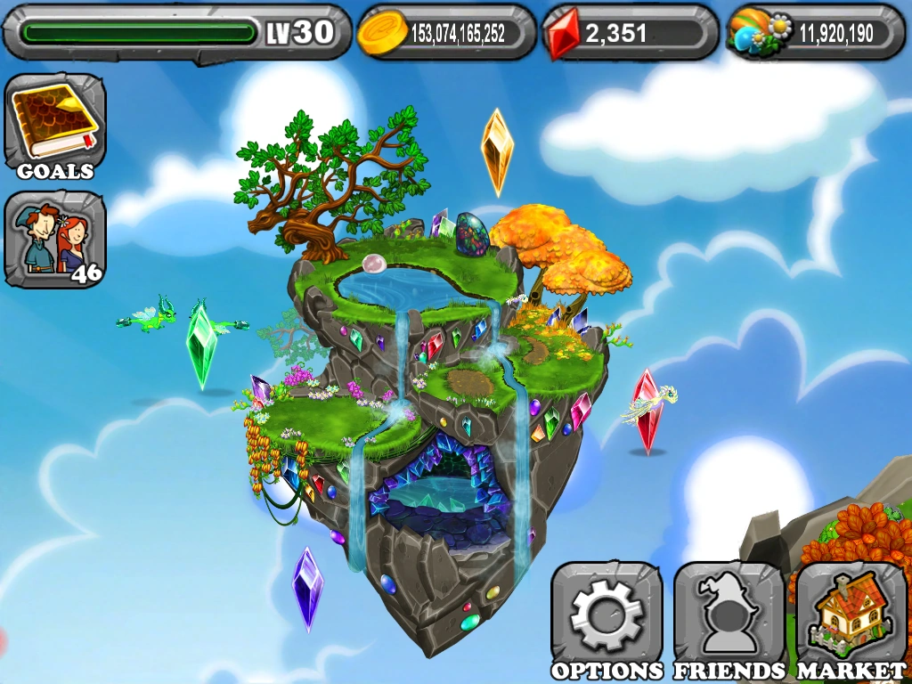 Image Gemstone Dragons in Gemstone Habitat.png DragonVale Wiki