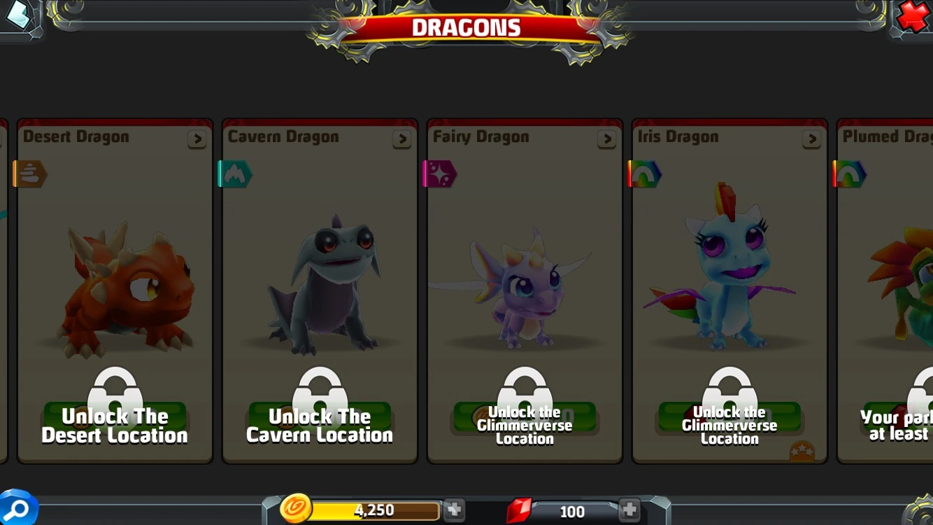 Image DragonVale World New Dragons at release.jpg DragonVale World