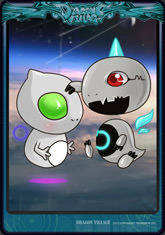 Card magenet-alien