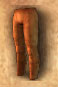 Orangene Wollhose