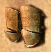 Bronzene Beinschienen