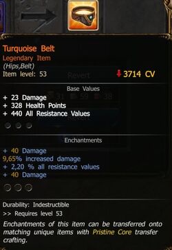 Leg Belt example