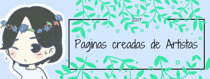 Paginas creadas de artistas