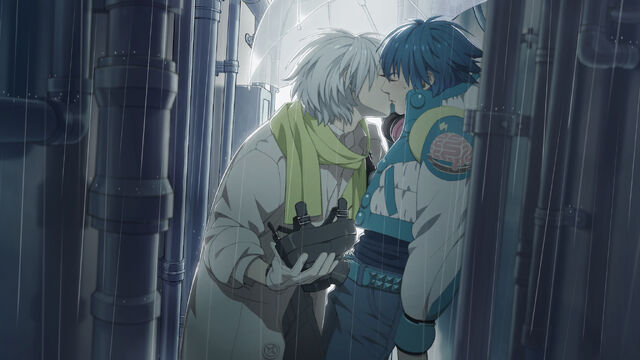 Image Aoba And Clear Kiss Dramatical Murder Wiki Fandom Powered By Wikia