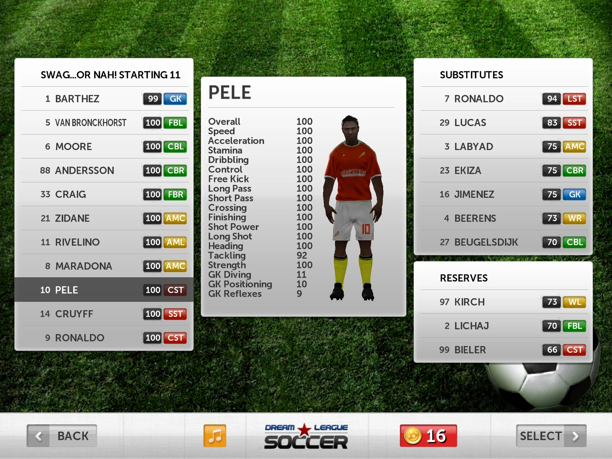 Pele Dream League Soccer Wiki FANDOM powered by Wikia