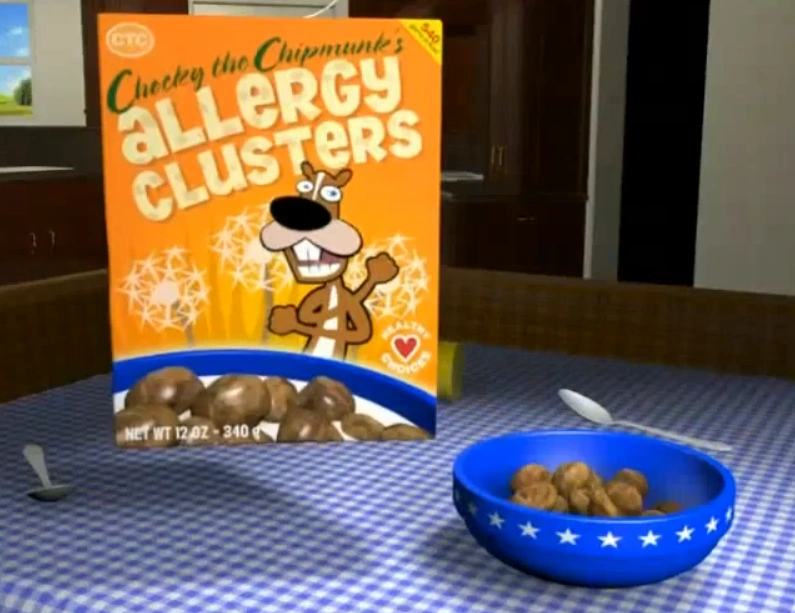 Chocky the Chipmunk's Allergy Clusters Dream Logos Wiki FANDOM