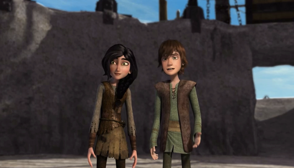 Image - Heather and Hiccup.png | DreamWorks: Dragons Wiki | FANDOM