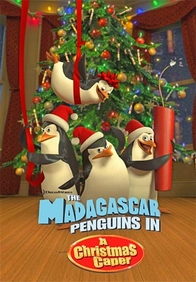 Madagascar penguins christmas poster