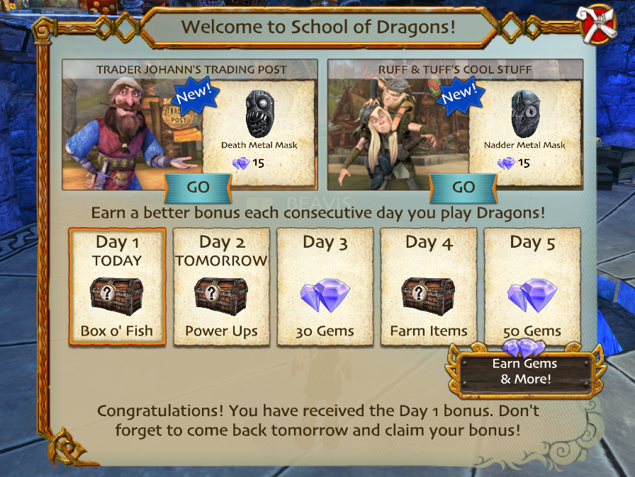 school of dragons gem codes