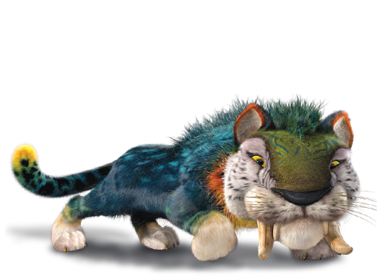 the croods cat stuffed animal