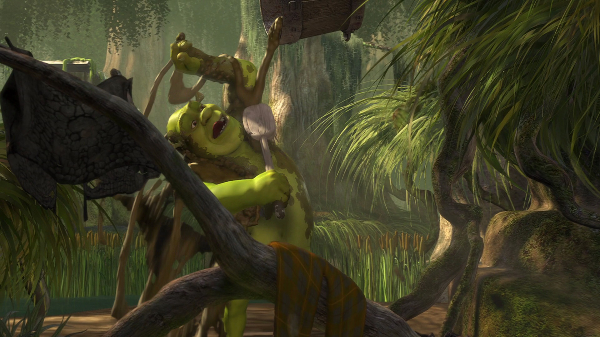 Image Shreks Mud Bath Dreamworks Animation Wiki Fandom