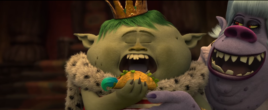 Image - Prince Gristle about to eat Creek in a taco.png | Dreamworks ...