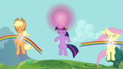 180px-Applejack, Fluttershy, and Twilight using Elements S03E10