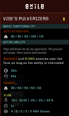 Pulverizer gear card