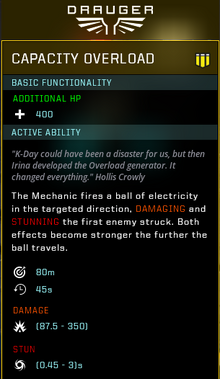 Capacity overload gear