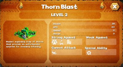 Thorn blast