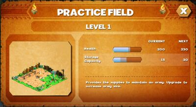 Practice field