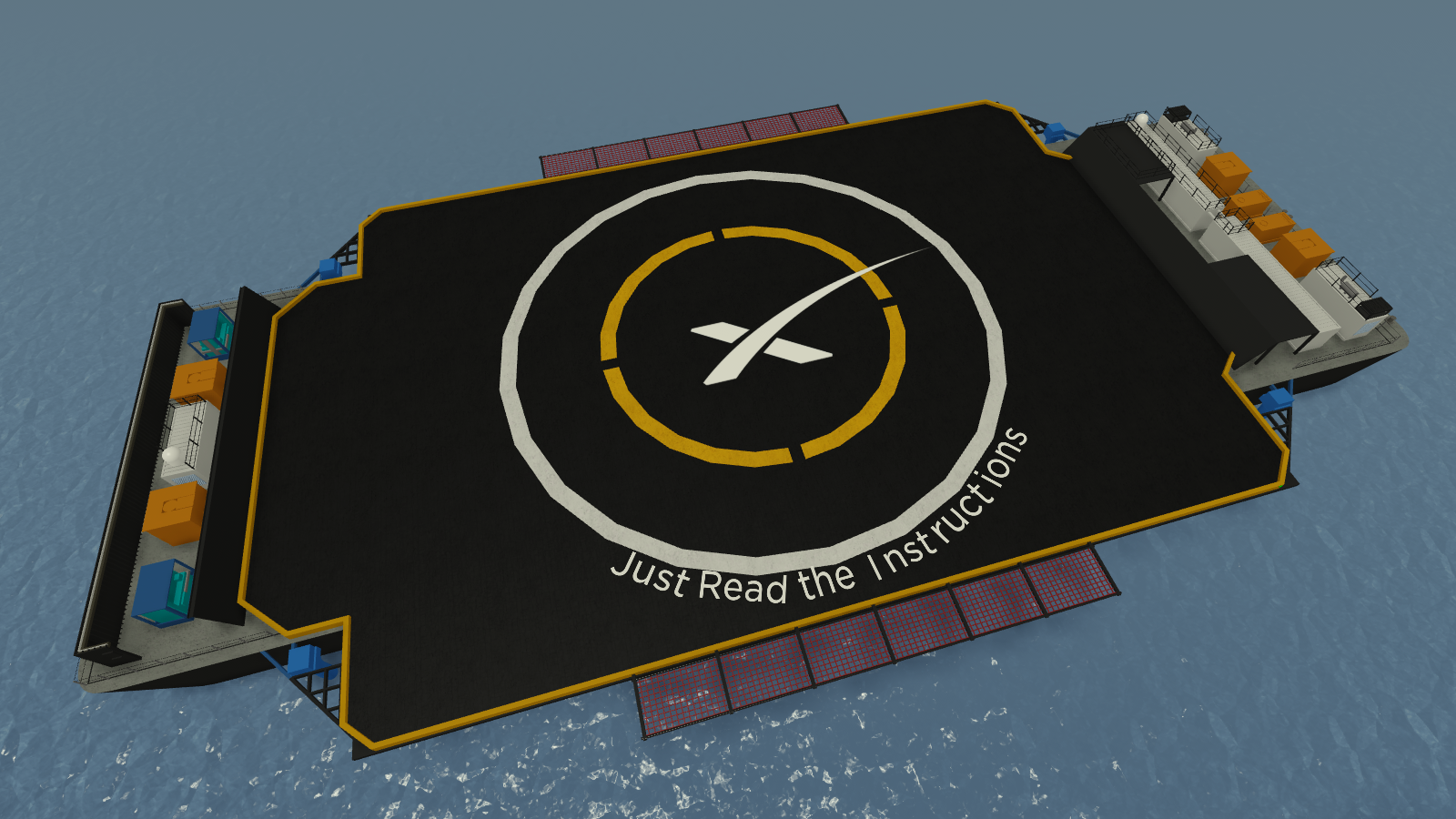 spacex simulator droneship