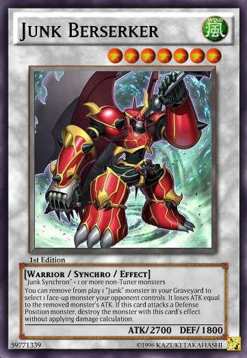 junk berserker dueling network wiki fandom powered by wikia dueling network