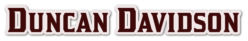 Duncan Davidson Name pic