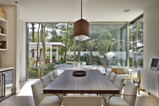 Image Modern mansion dining room Image Modern mansion dining room