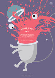 Metro dumb ways to die helmet off