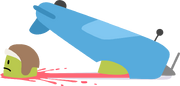 Stupe get crashed