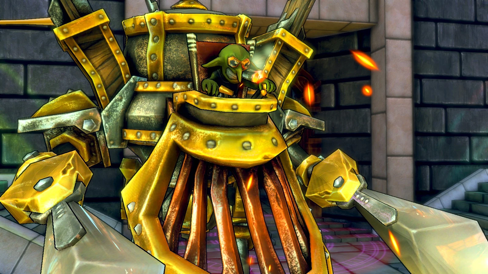 Image Goblin Mech cutscene.jpg Dungeon Defenders Wiki FANDOM