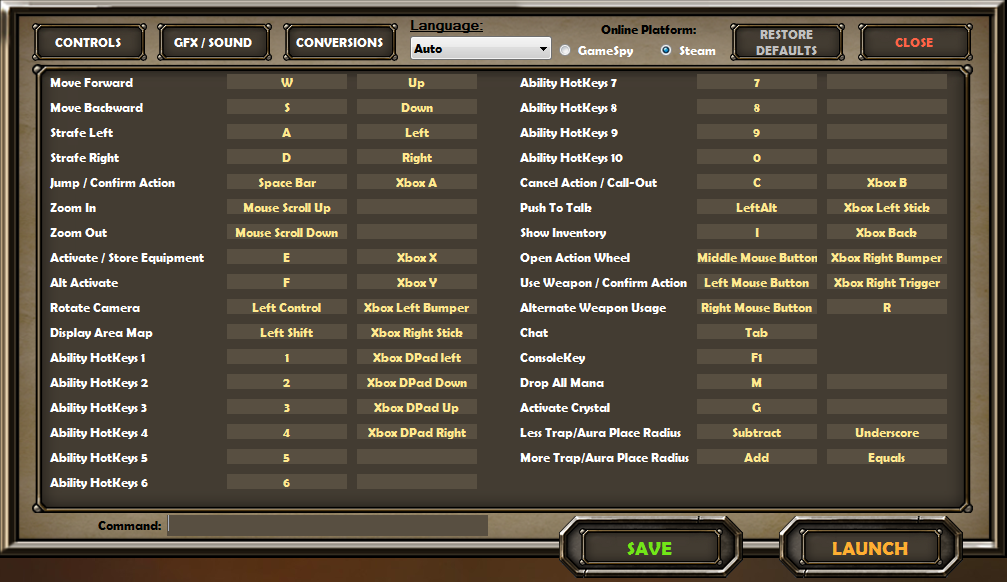 Controls and Keybindings for PC  Dungeon Defenders Wiki 