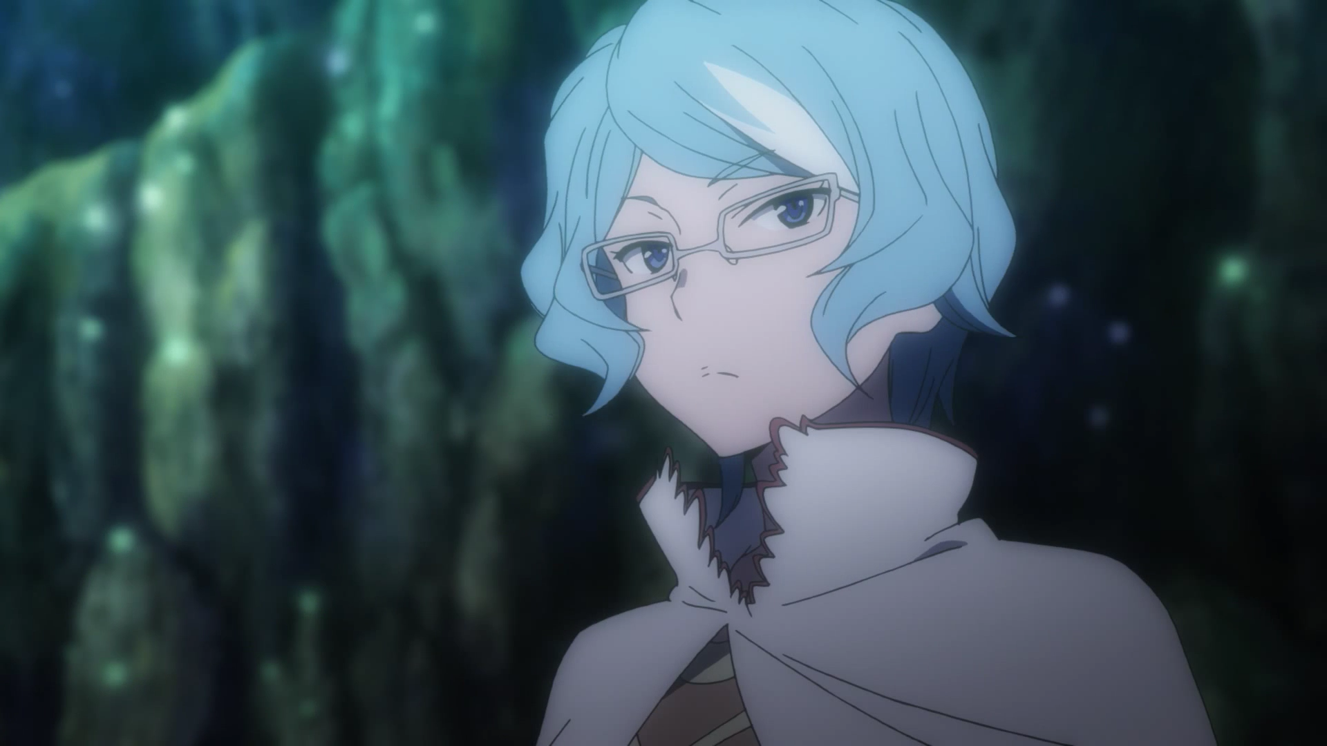 danmachi blue hair girl