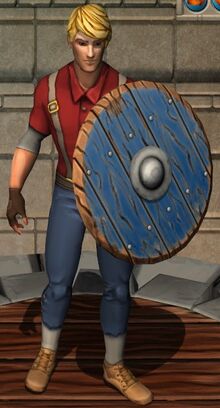 Aquatic Wooden Shield