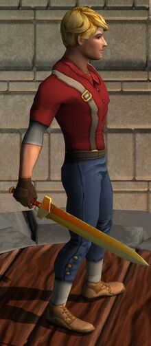 Fiery Shortsword