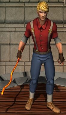 Fiery Staff