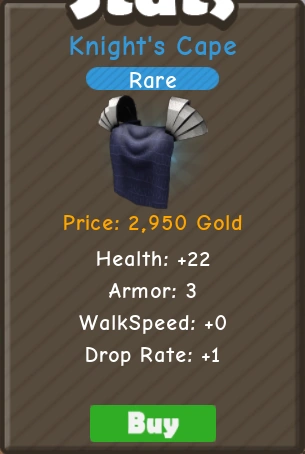 Knights Cape Dungeon Simulator Roblox Wiki Fandom -
