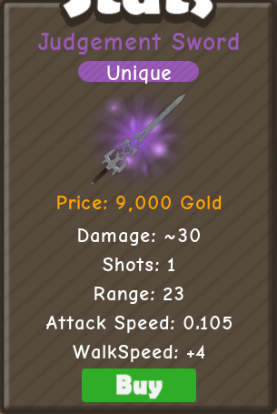 Judgement Sword Dungeon Simulator Roblox Wiki Fandom Powered By - retrieved from https dungeon simulator roblox fandom com wiki judgement sword oldid 136