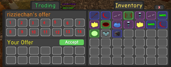 Roblox Dungeon Quest Trading Page