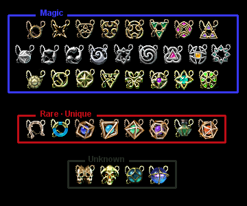 Ds1 amulets