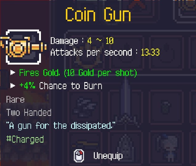 dungreed weapon rarity