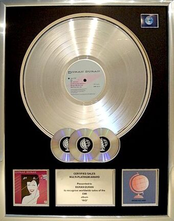 Music Recording Sales Certification Duran Duran Wiki Fandom