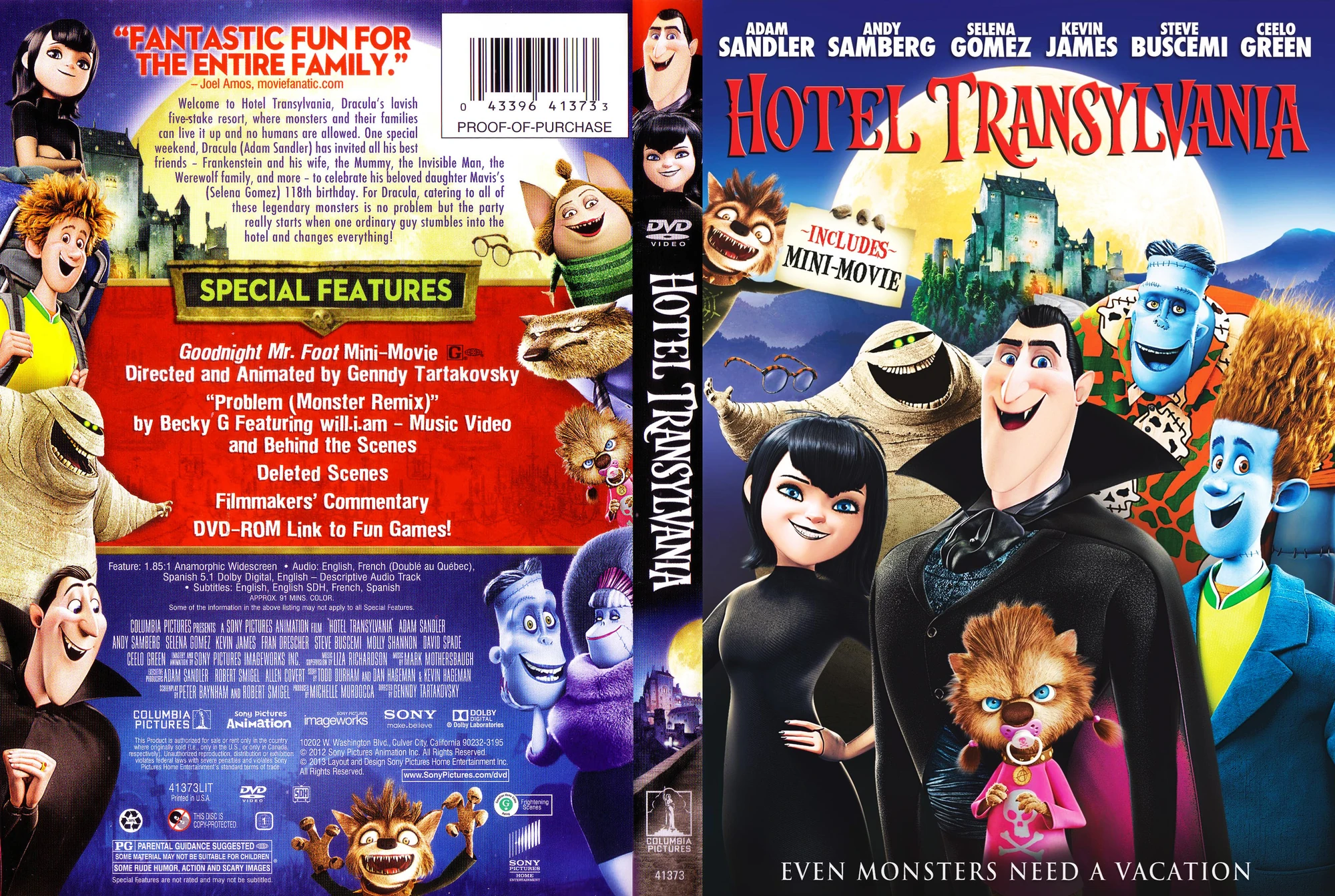 Hotel Transylvania DVD Database FANDOM powered by Wikia