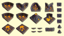 Resin Den of Evil Hellscape Set