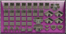 MM-023 Pieces Den of Evil Room and Passage Set