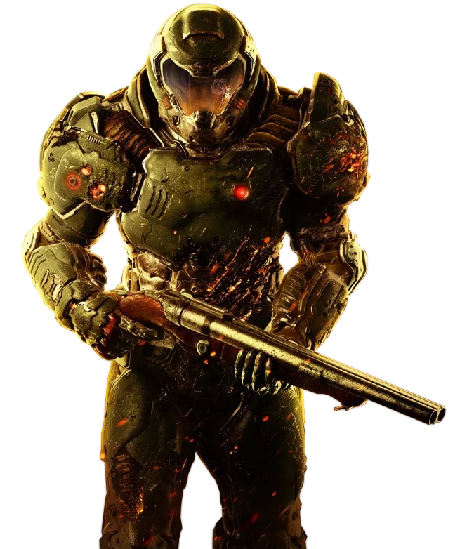 Image result for doom slayer png