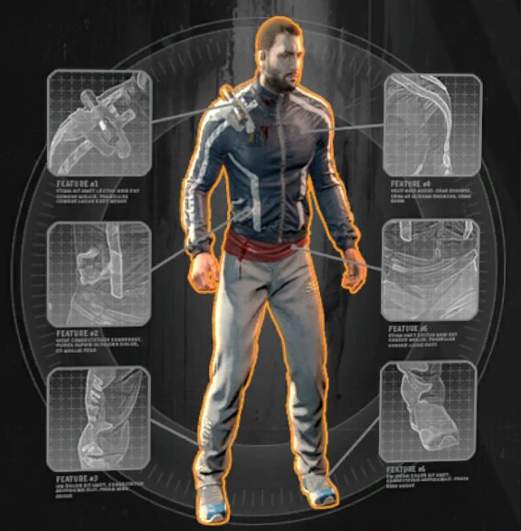 dying light free running outfit