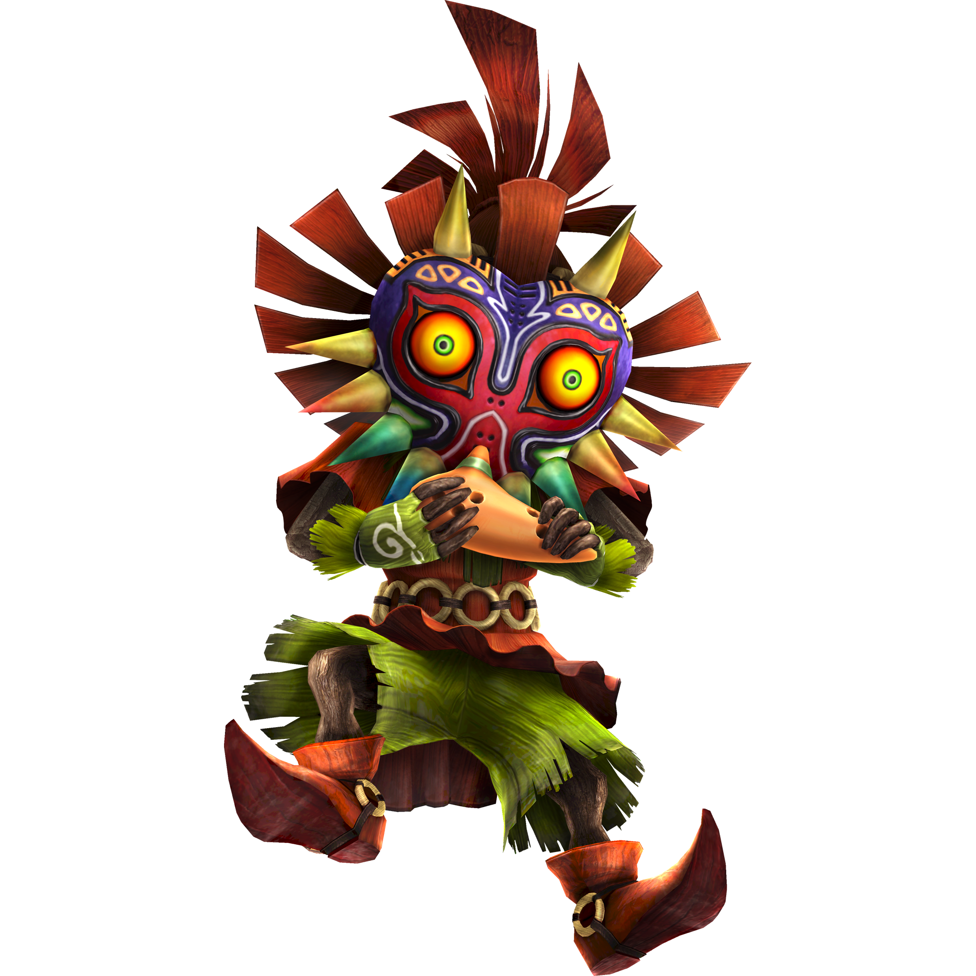 Image result for skull kid png