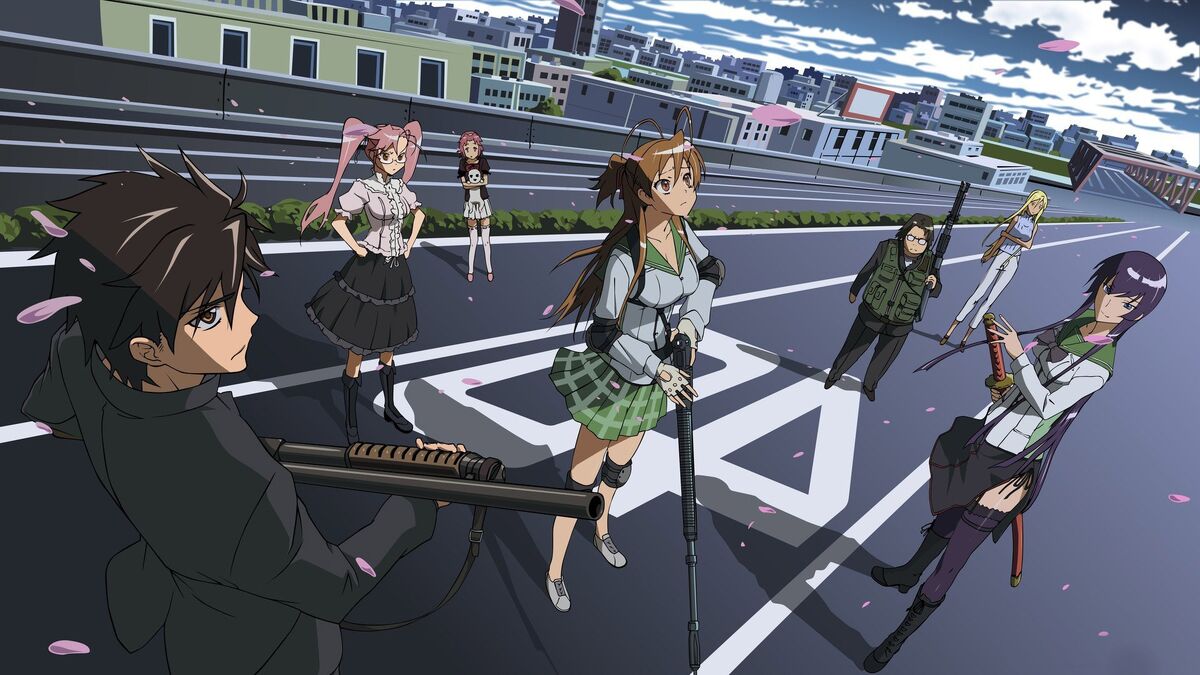 zombie anime Highschool of the Dead