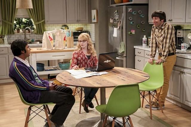 fetal kick catalyst big bang theory raj bernadette and howard in kitchen