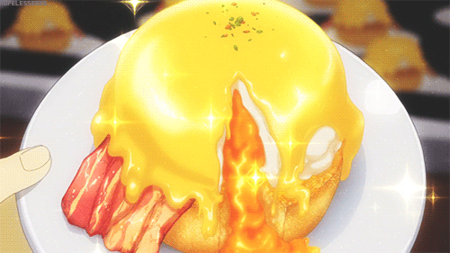 Erina Nakiri's eggs benedict from 'Food Wars'